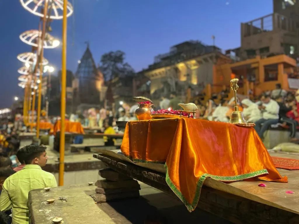 船屋 瓦拉纳西 Ora Boats-2 Hour Boat Tour With Ganga Aarti View酒店 印度